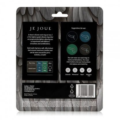 Je Joue Cock Ring Set of 3